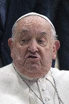 Pope at Jubilee Audience for the pilgrimage of the Sulmona-Valva dioceses