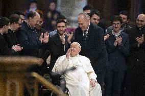 Pope at Jubilee Audience for the pilgrimage of the Sulmona-Valva dioceses