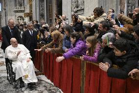 Pope at Jubilee audience for pilgrimage of the Sulmona-Valva dioceses