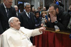 Pope at Jubilee audience for pilgrimage of the Sulmona-Valva dioceses