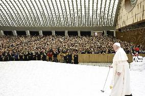 Pope at Jubilee audience for pilgrimage of the Sulmona-Valva dioceses