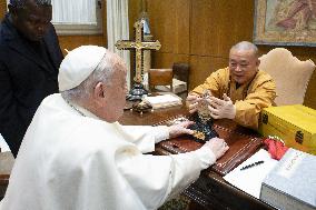 Pope Francis Receives Buddhist Monks - Vatican
