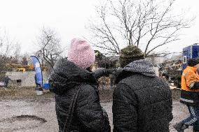 Aftermath Of Russian Drone Strike - Kharkiv