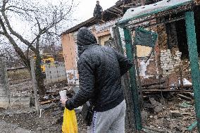 Aftermath Of Russian Drone Strike - Kharkiv