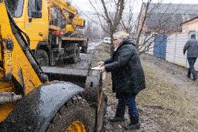 Aftermath Of Russian Drone Strike - Kharkiv