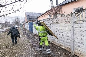 Aftermath Of Russian Drone Strike - Kharkiv