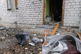 Aftermath Of Russian Drone Strike - Kharkiv