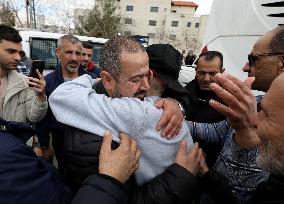 Released Palestinian Prisoners Arriving In West Bank
