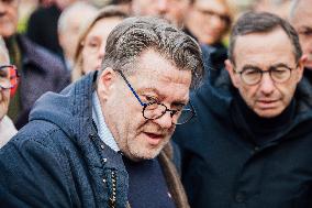 Bruno Retailleau and Agnès Pannier-Runacher visit Redon after floods
