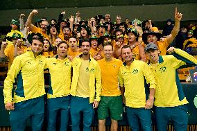 TENNIS DAVIS CUP SWEDEN-AUSTRALIA