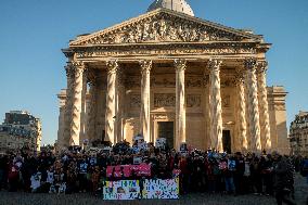 Rally in support of three French Citizen imprisoned in Iran - Paris
