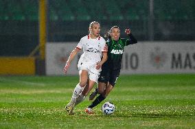 CALCIO - Serie A Femminile - US Sassuolo vs AC Milan