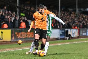 Cambridge United v Wycombe Wanderers - Sky Bet League 1
