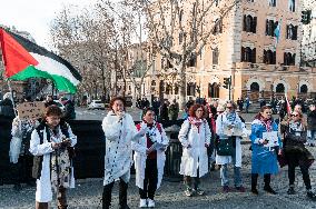 National Demonstration Of The Health Network For Gaza