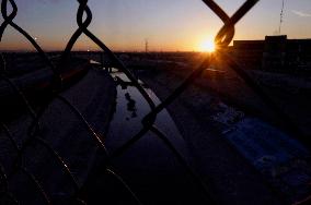 Migrant Deportations Continue Across The Paso Del Norte International Bridge In Ciudad Juárez, Mexico
