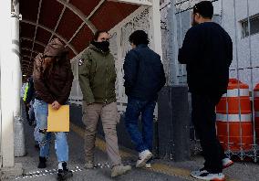 Migrant Deportations Continue Across The Paso Del Norte International Bridge In Ciudad Juárez, Mexico