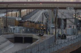 Migrant Deportations Continue Across The Paso Del Norte International Bridge In Ciudad Juárez, Mexico