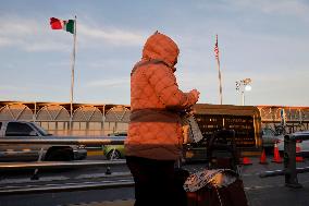 Migrant Deportations Continue Across The Paso Del Norte International Bridge In Ciudad Juárez, Mexico