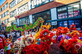 The Chinese New Year Is Celebrated In The Hague.