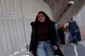 Migrant Deportations Continue Across The Paso Del Norte International Bridge In Ciudad Juárez, Mexico