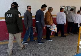 Migrant Deportations Continue Across The Paso Del Norte International Bridge In Ciudad Juárez, Mexico