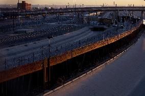 Migrant Deportations Continue Across The Paso Del Norte International Bridge In Ciudad Juárez, Mexico