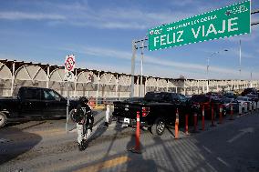 Migrant Deportations Continue Across The Paso Del Norte International Bridge In Ciudad Juárez, Mexico