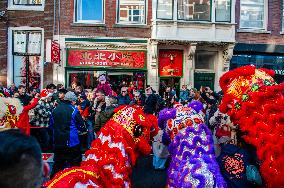 The Chinese New Year Is Celebrated In The Hague.