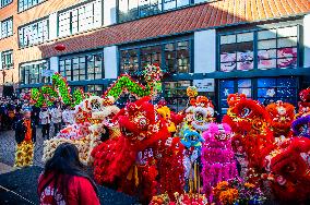 The Chinese New Year Is Celebrated In The Hague.