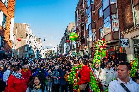 The Chinese New Year Is Celebrated In The Hague.