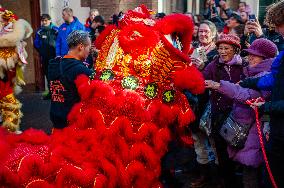 The Chinese New Year Is Celebrated In The Hague.