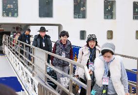 South Korean Tourists Entering China