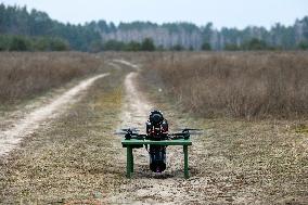 A Fiber-optic-controlled Drone Designed For The Ukrainian Armed Forces