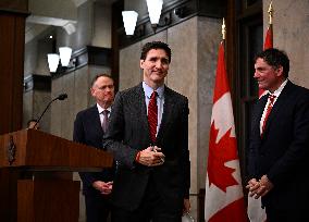 Justin Trudeau speaks after Trump declaration about imposition for Canada - Ottawa