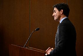 Justin Trudeau speaks after Trump declaration about imposition for Canada - Ottawa