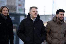 Louis Boyard votes for the municipal elections - Villeneuve Saint-Georges RL