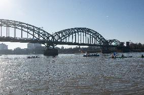 Protesters Paddle For Diversity In Cologne
