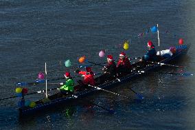 Protesters Paddle For Diversity In Cologne