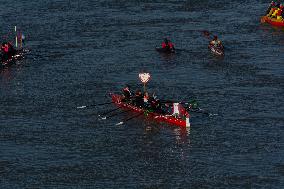 Protesters Paddle For Diversity In Cologne