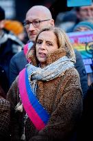 Anti-Fascist Anti-Sexist Rally In Solidarity With Argentina - Paris