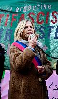 Anti-Fascist Anti-Sexist Rally In Solidarity With Argentina - Paris