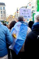 Anti-Fascist Anti-Sexist Rally In Solidarity With Argentina - Paris