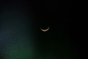 Crescent Moon In Kashmir