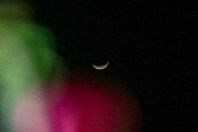 Crescent Moon In Kashmir