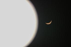 Crescent Moon In Kashmir