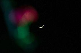 Crescent Moon In Kashmir