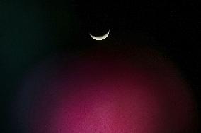 Crescent Moon In Kashmir