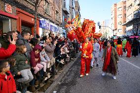 Chinese New Year Parade In Madrid