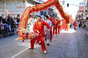 Chinese New Year Parade In Madrid