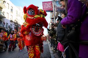 Chinese New Year Parade In Madrid